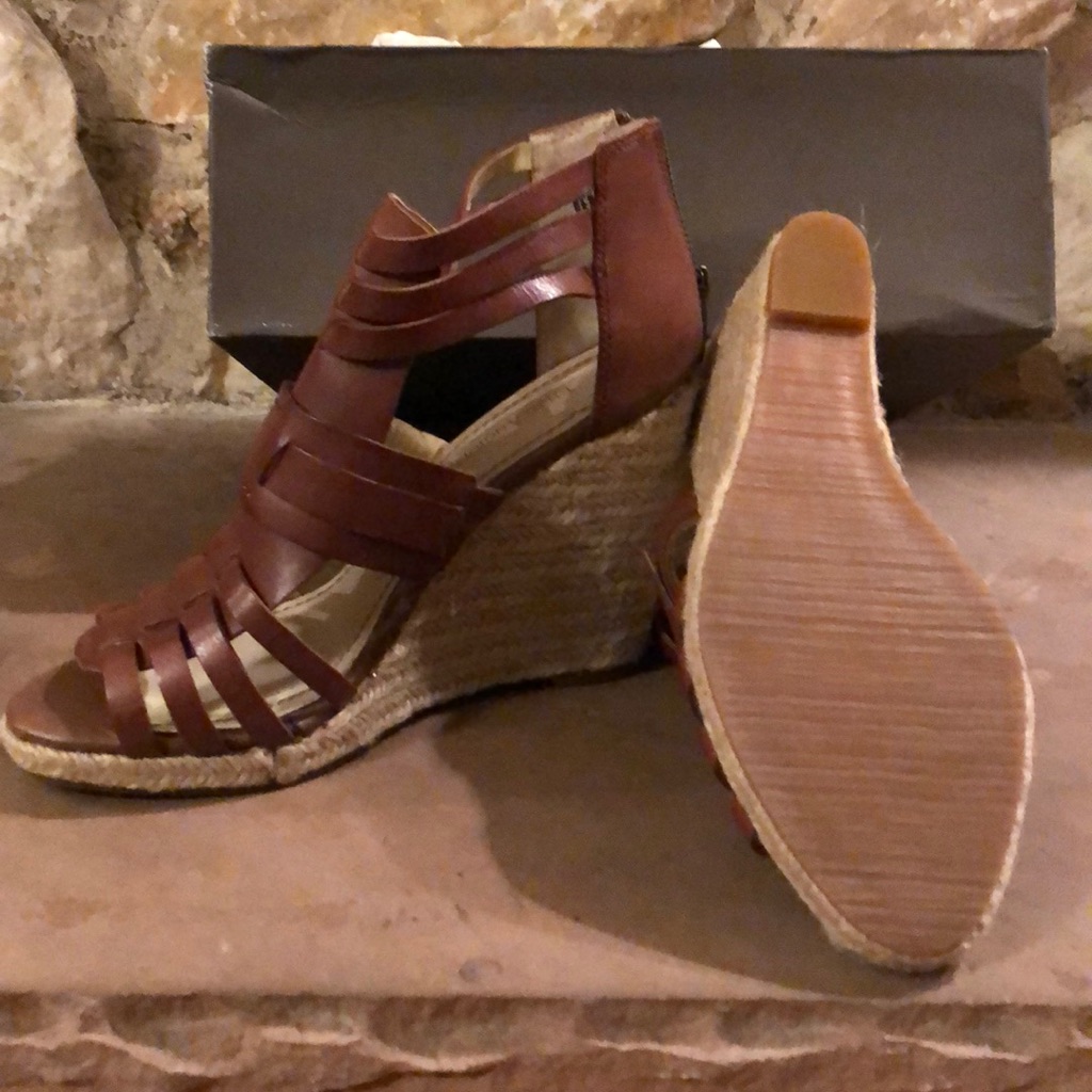 Brand New Leather Wedges